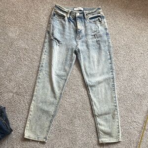 Classic Light Blue Straight Leg Women's Jeans